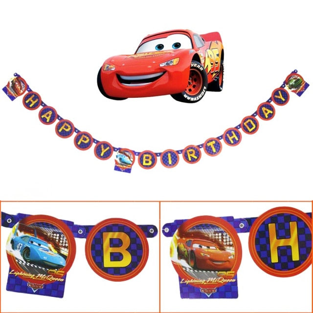 Geburtstag Cars Theme Party Set