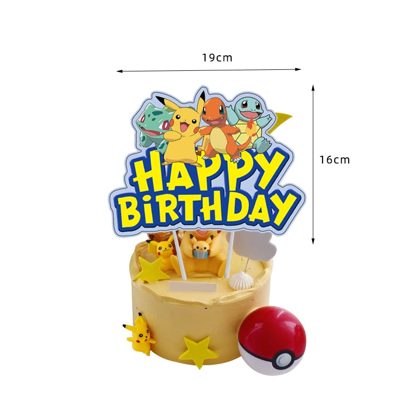 Geburtstag Pokemon Theme Party Set