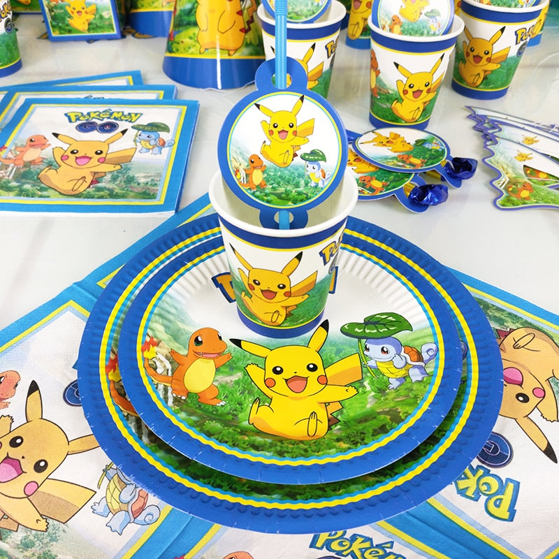 Geburtstag Pokemon Theme Party Set