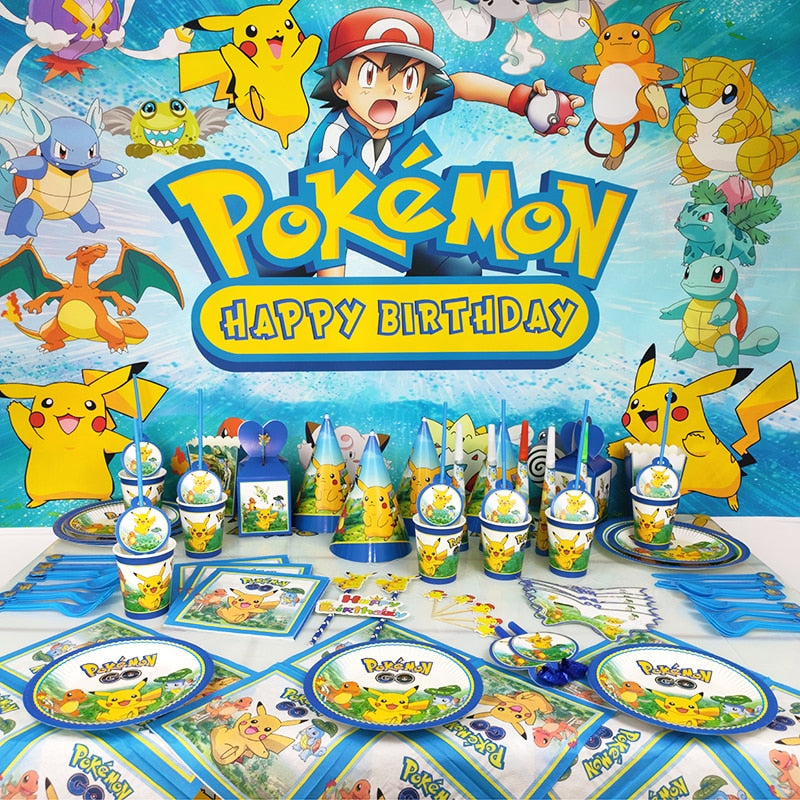 Geburtstag Pokemon Theme Party Set