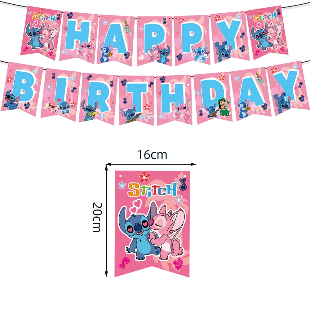 Geburtstag Stitch Theme Party Set