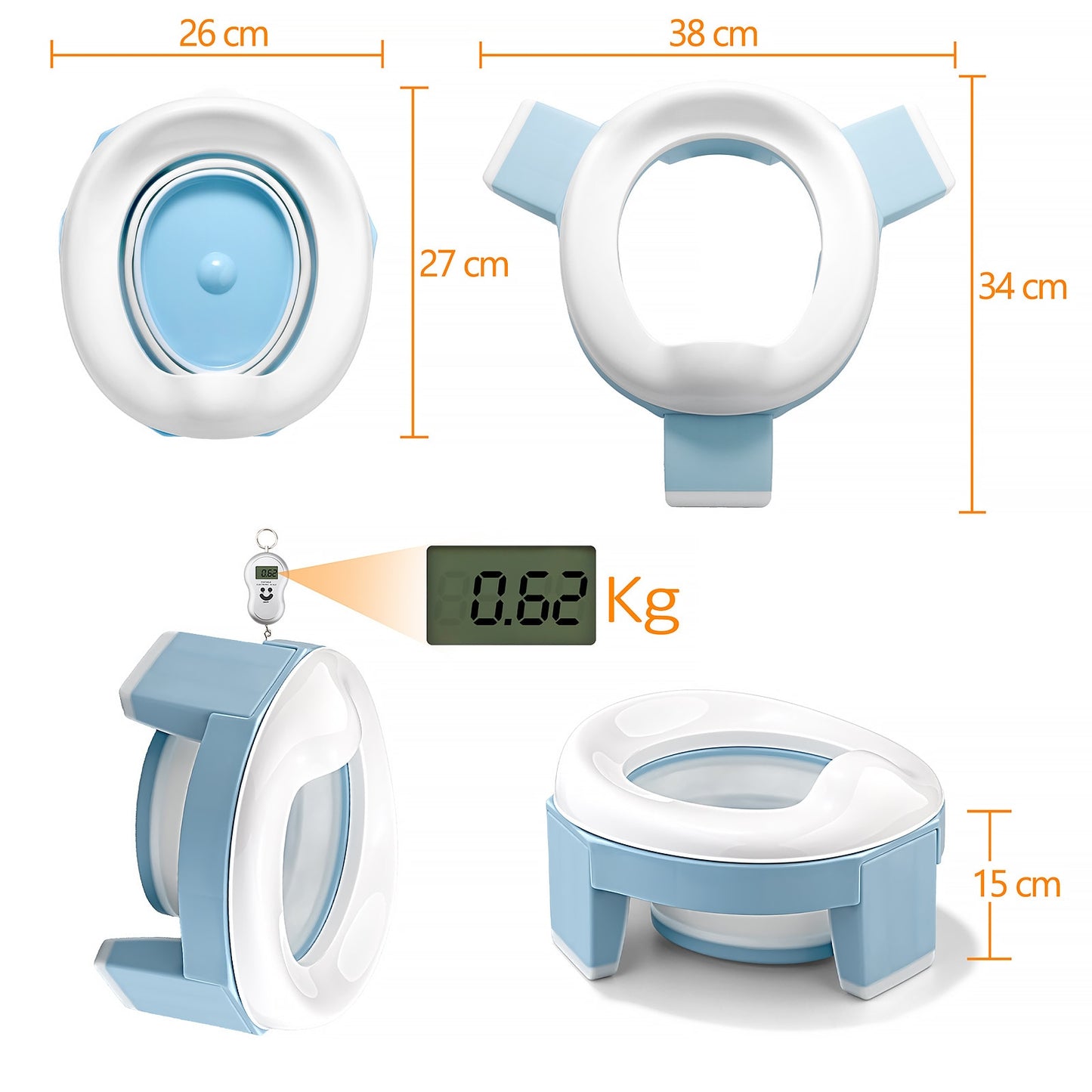 Tragbarer Baby Potty