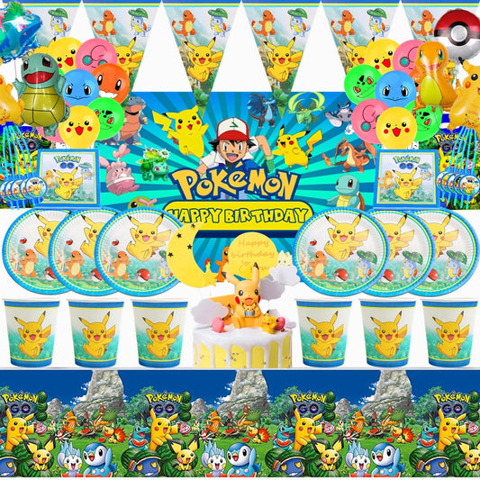 Geburtstag Pokemon Theme Party Set