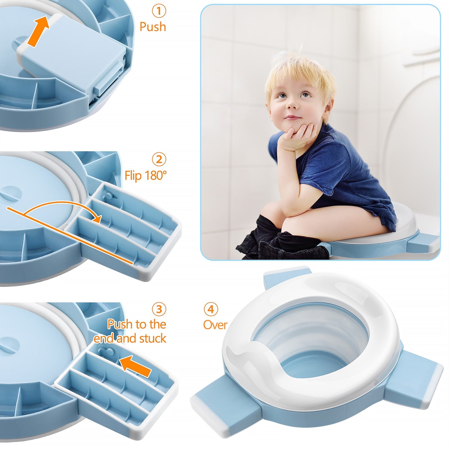 Tragbarer Baby Potty